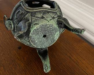 K29 - $35. Mini cast iron chimnea decor. Heavy.