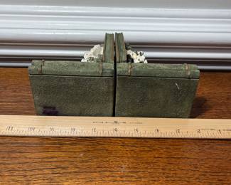 K32 - $20. Small magnolia bookends.