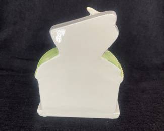 K39 - $15. Single Drive-In bookend. Some crazing. Measures 6”w x 6”d x 7.25”t.