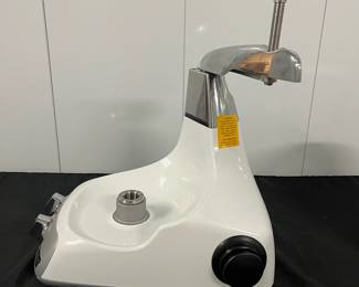 S32 - $500. Ankarsrum Assistent Original Stand Mixer. Model AKM6230GW. White with Stainless Bowl. Barely used!