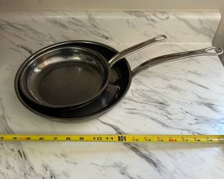 S46 - $300. Hestan Nanobond 8.5" & 11" Skillet. (Retail is $500 for the pair) Excellent like new condition.