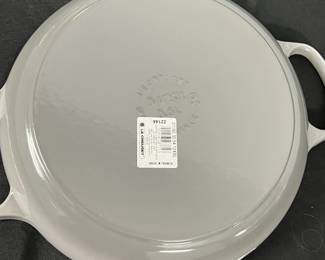 S18 - $225. Le Creuset #30 3.5 qt Braiser.