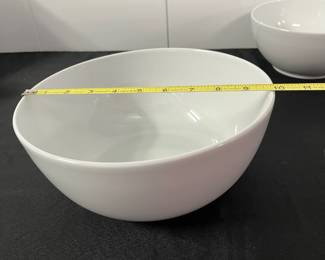 S28 - $1,150. Apilco Porcelain White. Made in France. Complete Service for 8 in Excellent Condition. (William Sonoma retail is just over $2000.)