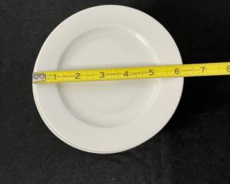 S28 - $1,150. Apilco Porcelain White. Made in France. Complete Service for 8 in Excellent Condition. (William Sonoma retail is just over $2000.)