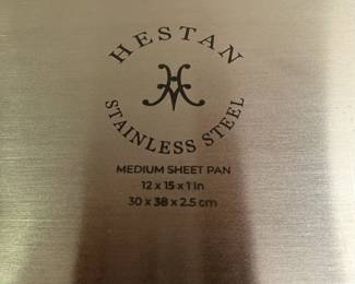 S48 - $80. Hestan Medium Sheet Pan. 12" x 15" x 1". (Retail is $140)