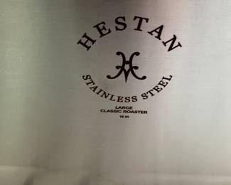 S52 - $125. Hestan Large Classic Roaster. Stainless. (Retails for $200) Looks brand new!