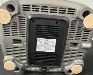 S7 - $500. Wolf Programmable 6 in 1 Multi Function Cooker with Red Knob. Model #WGSC100S. Functions as a slow cooker, sear/sauté pan, rice cooker, and sous vide machine.