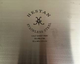 S49 - $90. Hestan Half Sheet Pan. Measures 13" x 18" x 1"(Retail is $150 new)