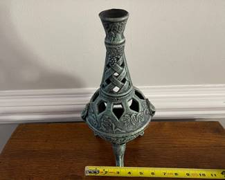 K29 - $35. Mini cast iron chimnea decor. Heavy..