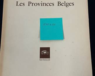 S39 - $75. Set of 5 "Les Provinces Belges". Steudebaker, Porsche, Volkswagon. Prints measure 15.75" x 11.5"