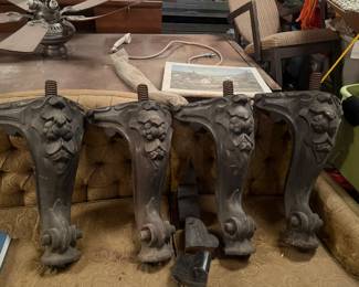 Let your imagination get the better of you. 1800’s piano legs. Make anything you like