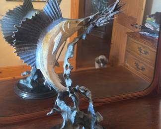 Let’s get serious. Bronze. Numbered and signed. Listed currently on line for 1950.00. We are taking bids