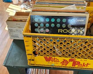 Record albums and 45s
