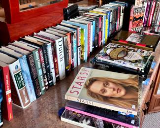 Books, books and more books from paperback to hardcover to coffee table books!
