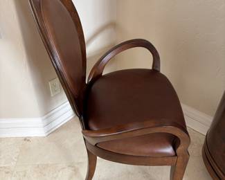 Pulaski dining arm chair side view (2)