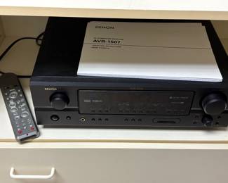 Denon receiver with remote