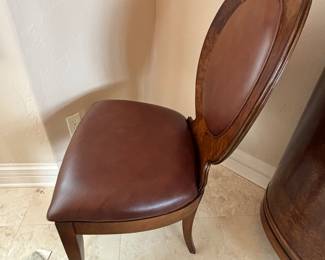 Side view of Pulaski dining table