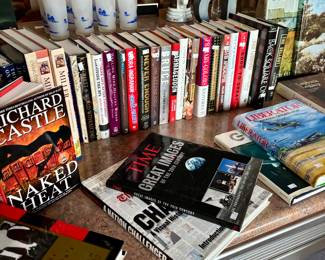 Books, books and more books from paperback to hardcover to coffee table books!
