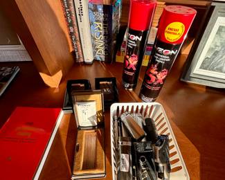 Books, lighters and  lighter supplies