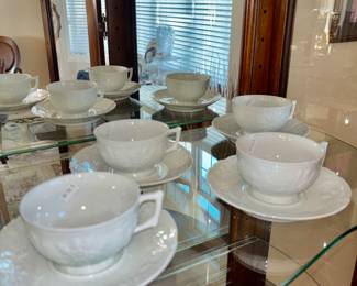 Limoges cups and saucers