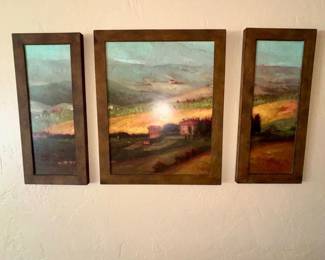 3 piece wall art