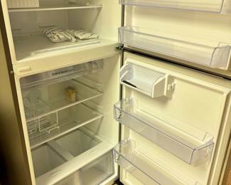 Inside of refrigerator freezer