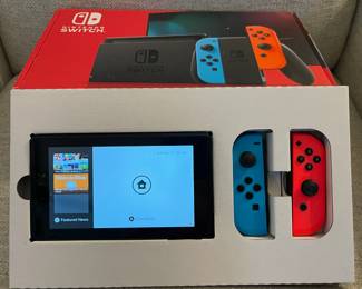 Nintendo Switch with Multiple Games Downloaded Already
