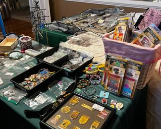 Olympic Pins and Costume Jewelry