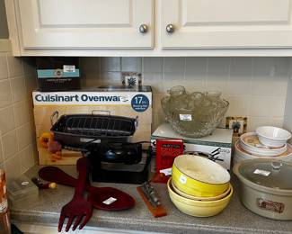 Vintage Bowls and Fondue Set
