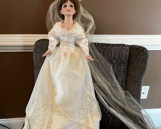 Porcelain Bride Doll