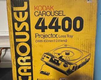 Kodak Carousel Projector with DaLite Carrying Case