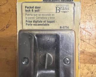 PrimeLine N Pocket Door Lock Pull Set