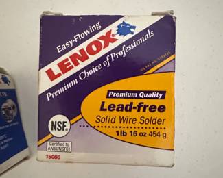 LENOX Leadfree Solid Wire Solder