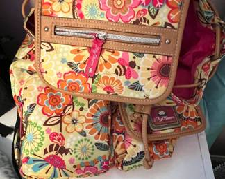 Lily Bloom Busy Bee Floral Backpack