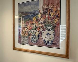 Leslie Sayour Floral Still Life Print