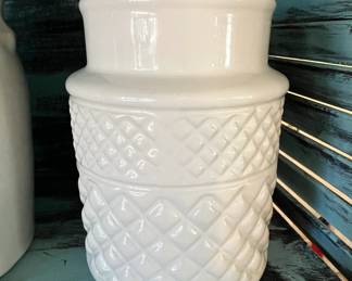 Home Essentials Ceramic Canister with Bamboo Lid