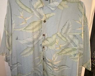 Tommy Bahama Mens Silk Hawaiian Shirt