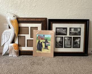 Farmhouse Style Kitchen Island and Wire Baskets second image