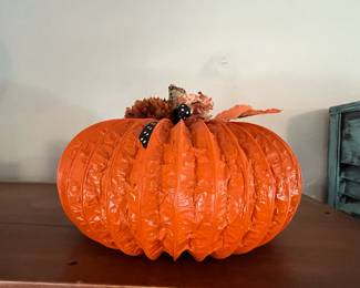 Pumpkin with Floral Embellishments