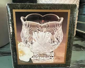 Crystal Clear Signatures Carolyn Lead Crystal Votive Holder Style GB
