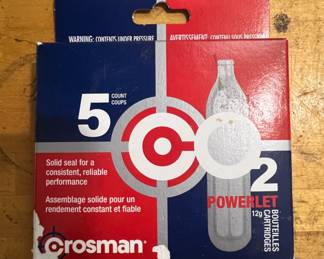 Crosman Powerlet CO Cartridges g, count