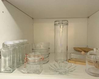 Assorted Kitchenware and Serveware Lot with Food Storage Containers fifth image