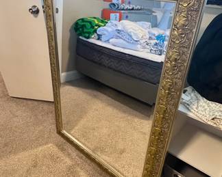 Bombay Company Gold Gilt Beveled Glass Mirror