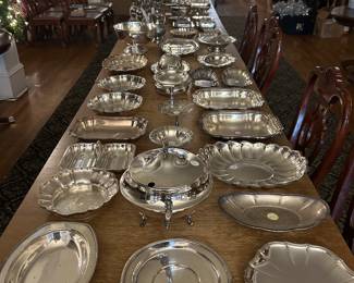 Great Silver Plated serving pieces 