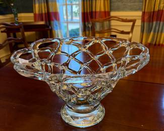 Murano woven glass basket