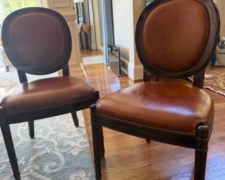 Baker balloon back chairs - 4 available 