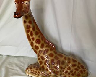 Large ceramic giraffe