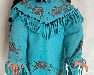 A "Meadowlark" Native American porcelain doll, The Hamilton Collection. 