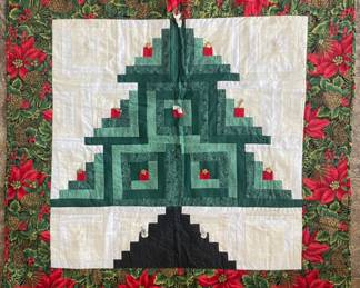 Small Christmas wall/lap quilt