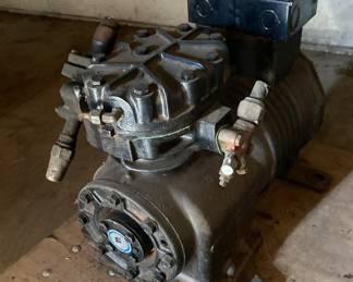  A Copeland Copelametic semi-hermetic compressor used in commercial refrigeration and air conditioning systems